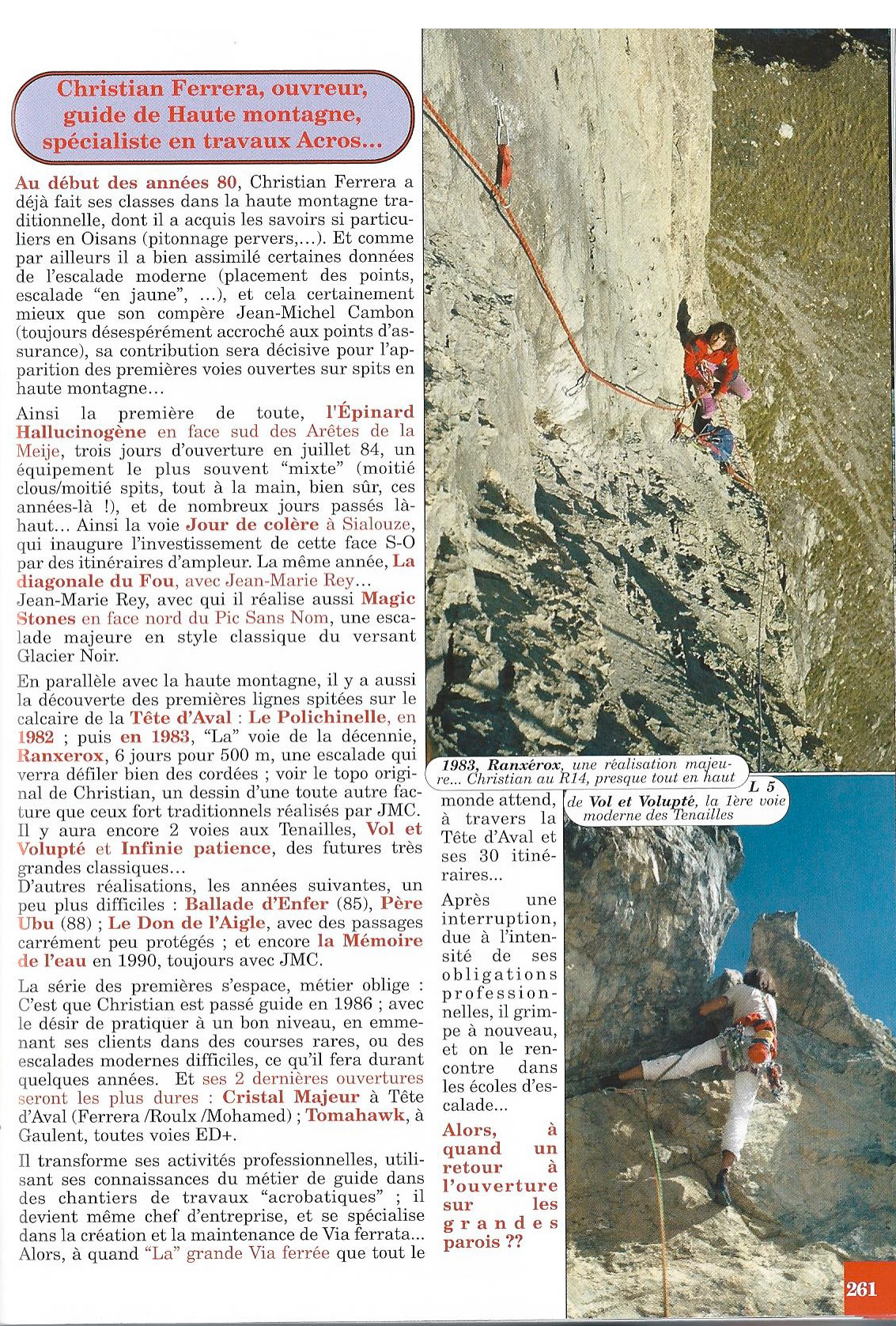 Article dauphine roc aventure