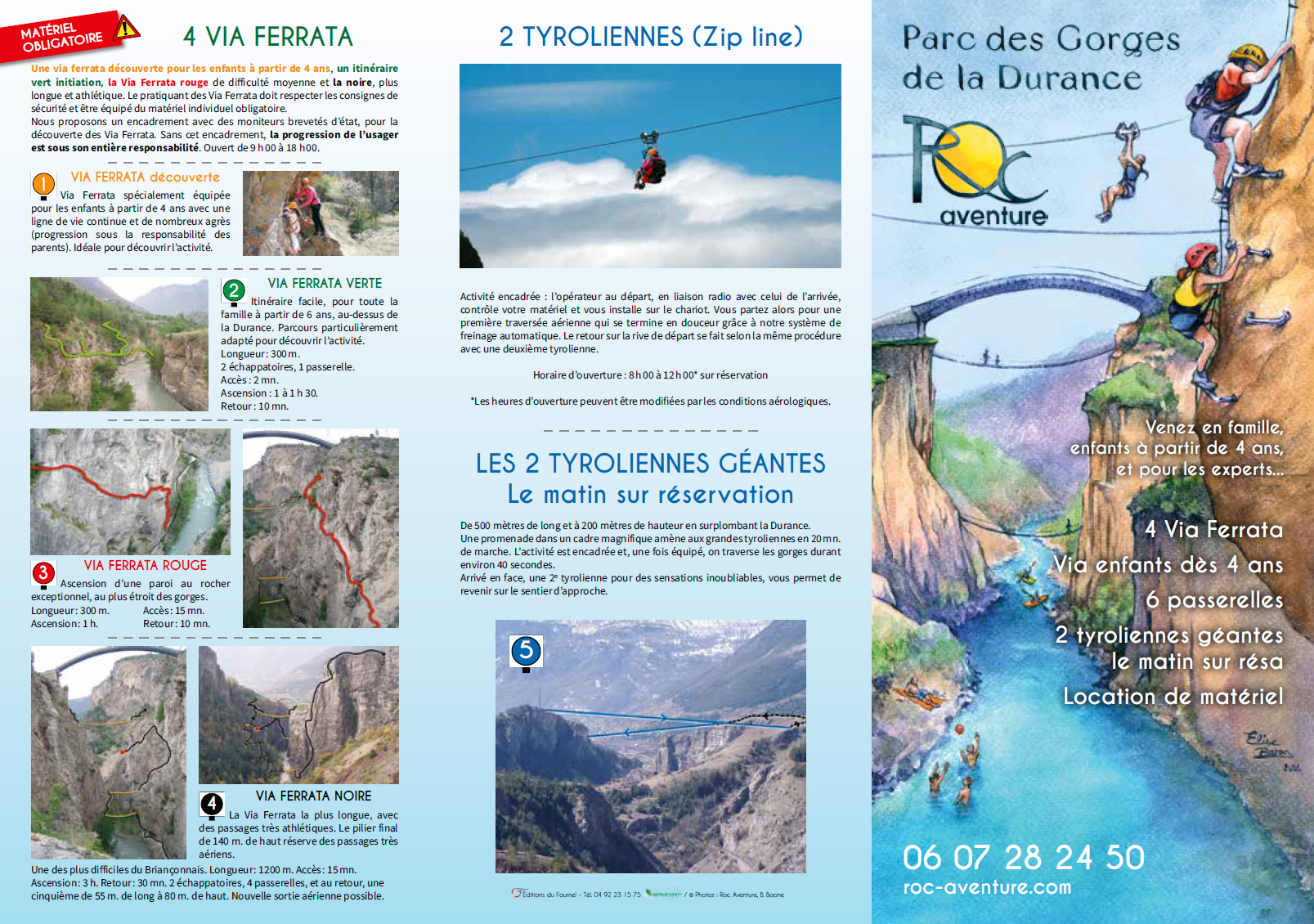 Brochure par loisirs enfants verso