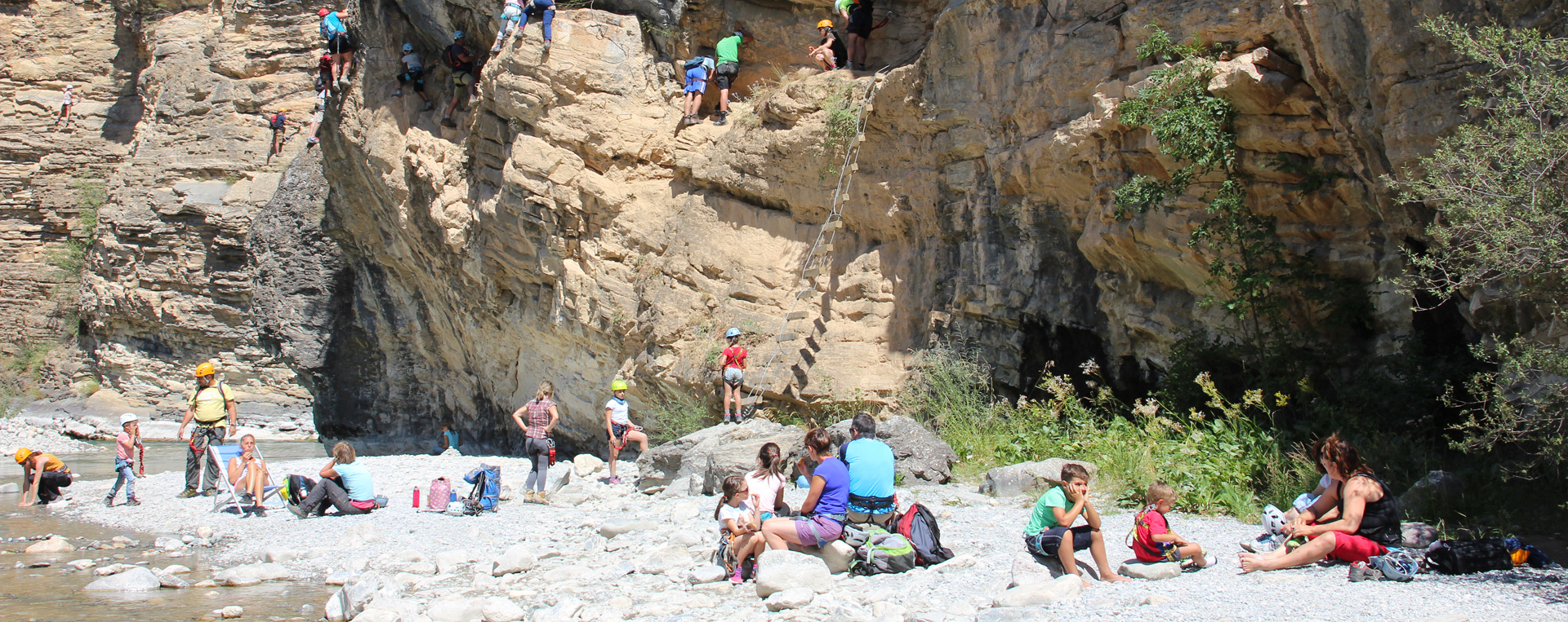 pique nique via ferrata famille