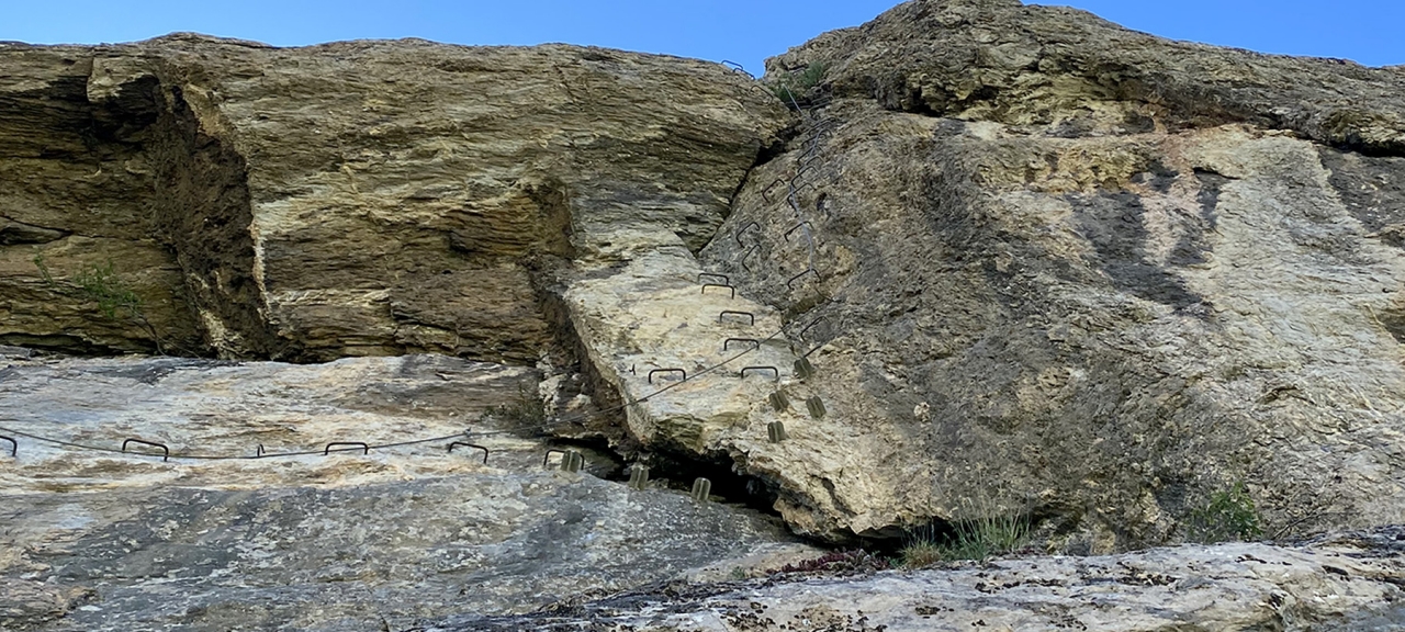 Via Ferrata de l&#039;horloge à l&#039;Argentière la Bessée